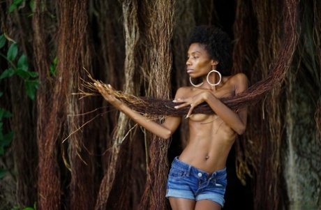African Serene Siren Lesbian beautiful porn photo